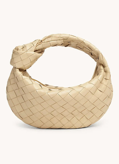 Damen Mini Hobo Handtasche Lässig Lederoptik