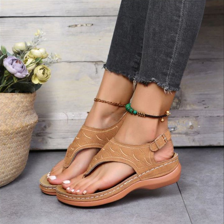 Norvielle Damen Orthopädische Strandflipflops Komfort