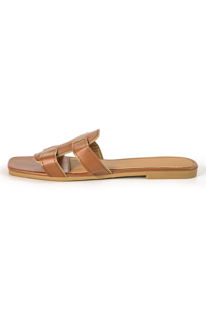 Damen Slides Cut-Out-Design