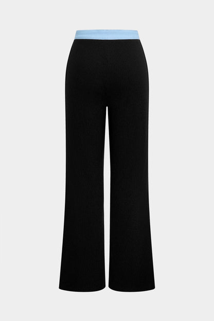 Damen Zweiteiler-Set Hemd Wide-Leg-Hose Modern