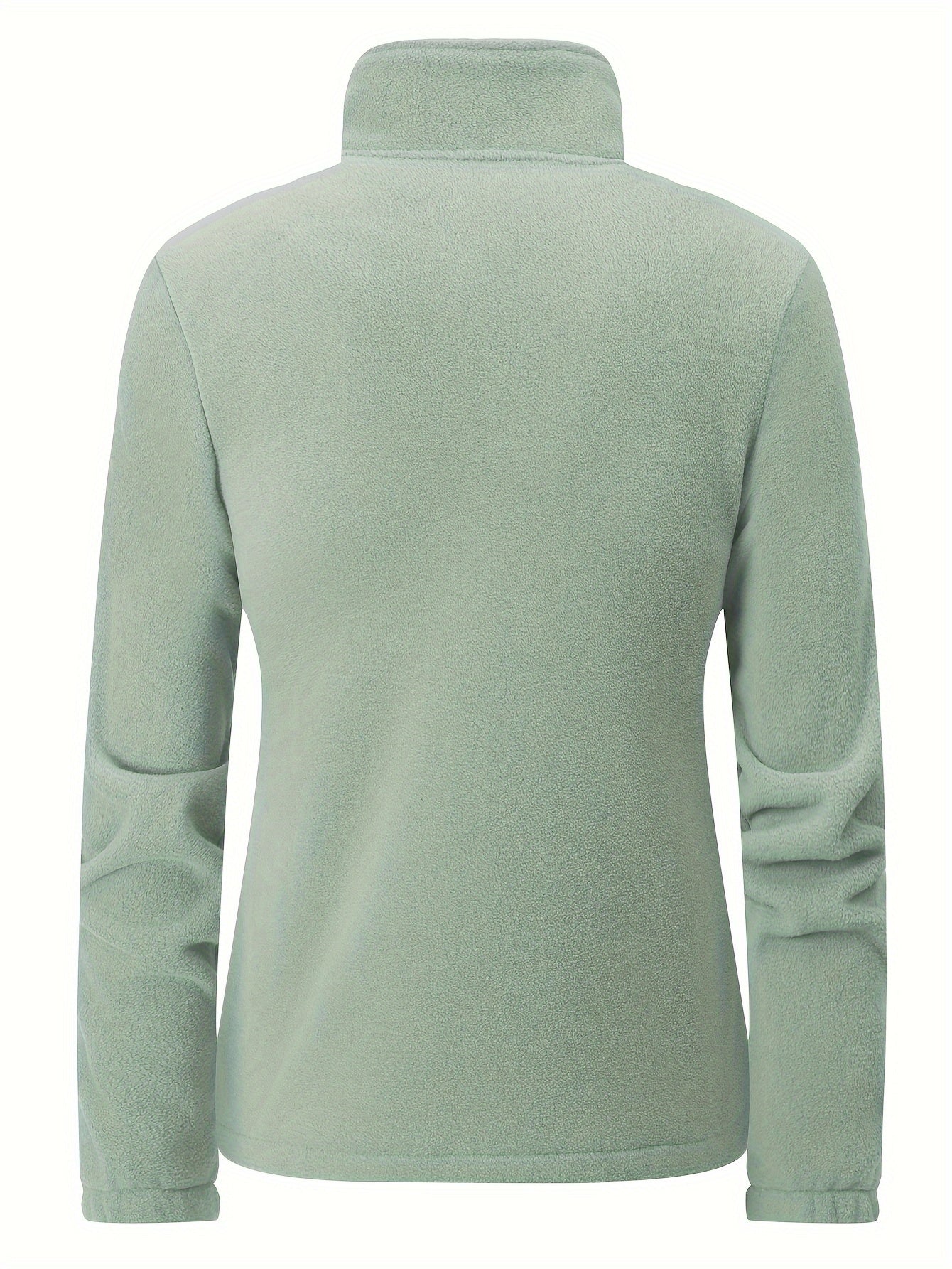 Damen Softjacke Stehkragen Zippbar