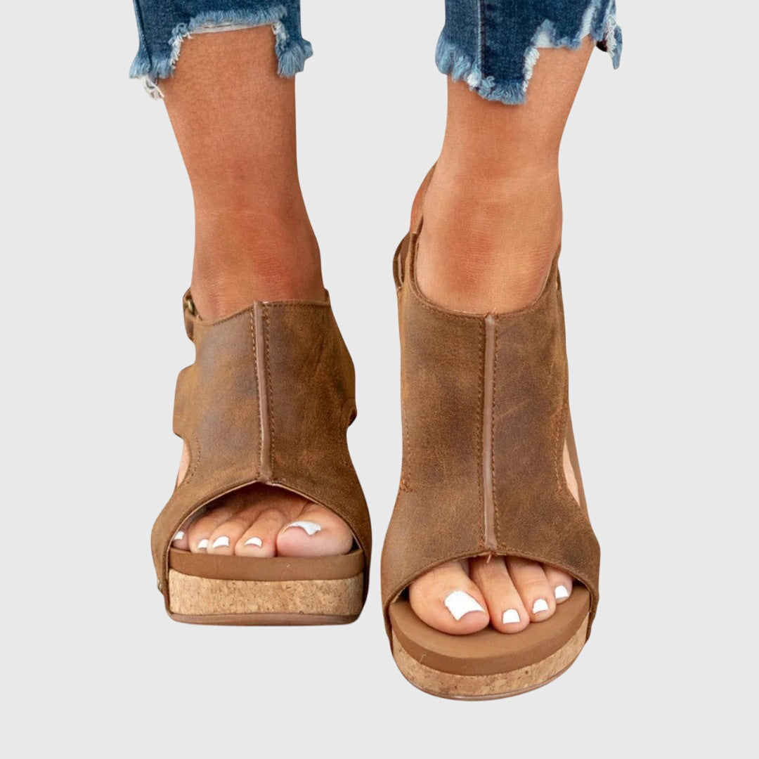 Damen Orthopädische Plattform Sandalen