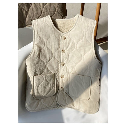 Damen Steppjacke Wendbar Fleecefutter