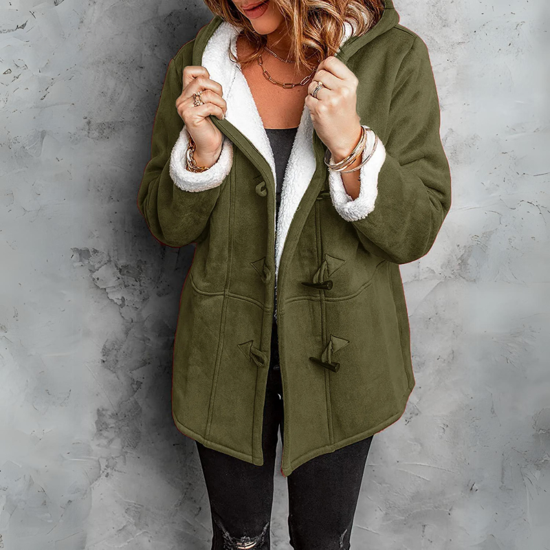 Norvielle Damen Weiche Kapuzenjacke