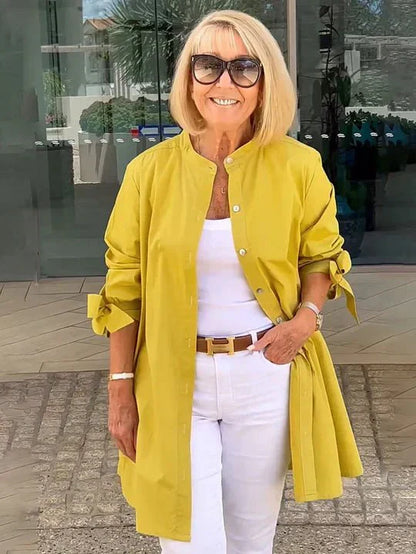 Damen Leichtes Shirt-Jackett