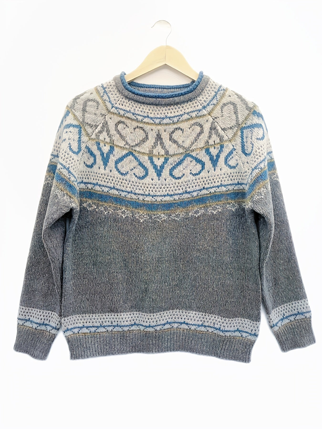 Eleganter Nordischer Pullover Warm Für Damen Herren Winter
