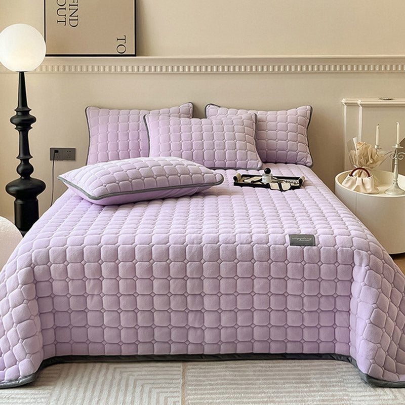 Weiche Tagesdecke Quadratisch Moderner Stil