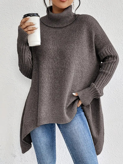 Brigitte Damen Rollkragenpullover Lang