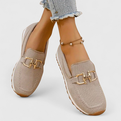 Damen Loafers Mesh Trense