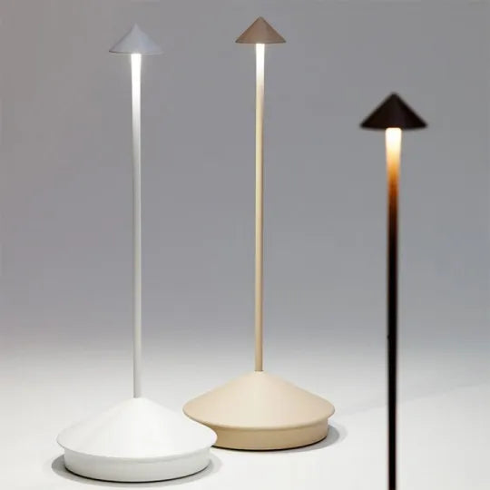 Elegante LED Tischlampe Warmweiß Kabellos Dimmbar