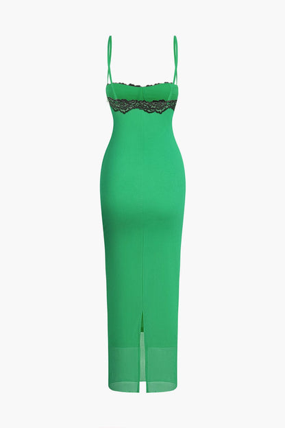 Damen Robe Midi mit Camisole