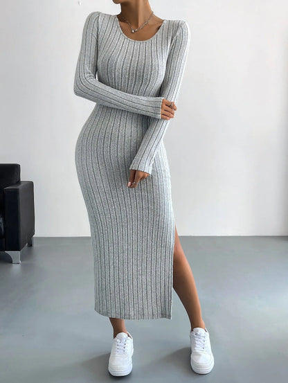Norvielle Damen Langkleid Gestrickt