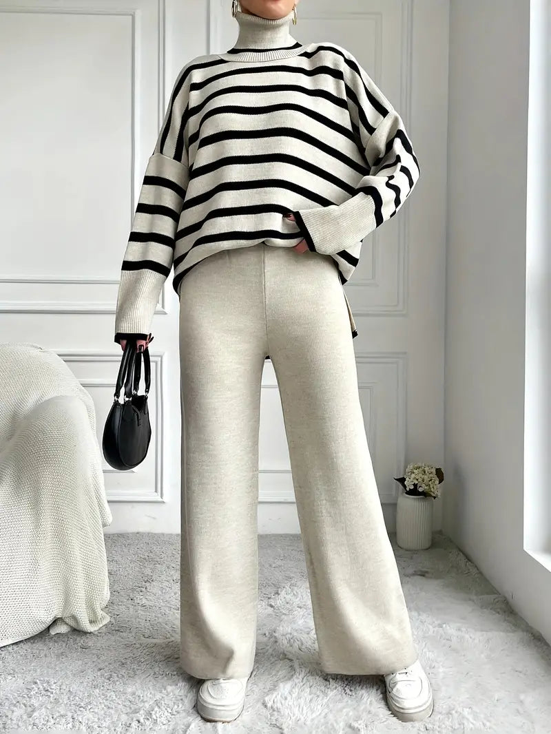 Damen Strickanzug-Set Trendig