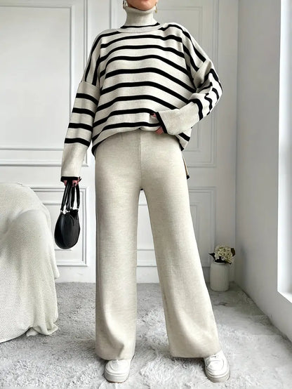Damen Strickanzug-Set Trendig
