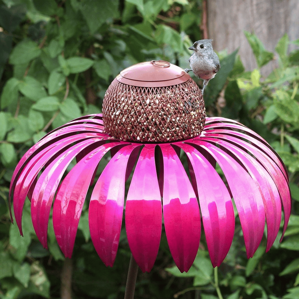 FloraBird Kegelblumen Vogelfutterhaus Holz