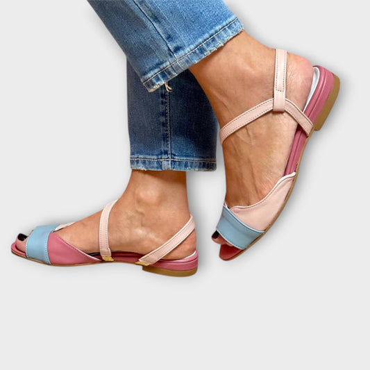 Damen Schuhe Blockabsatz Farbenspiel - Norvielle