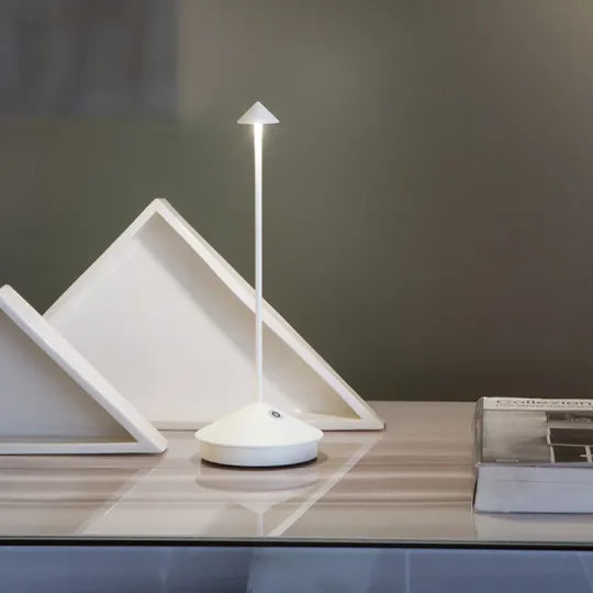 Elegante LED Tischlampe Warmweiß Kabellos Dimmbar