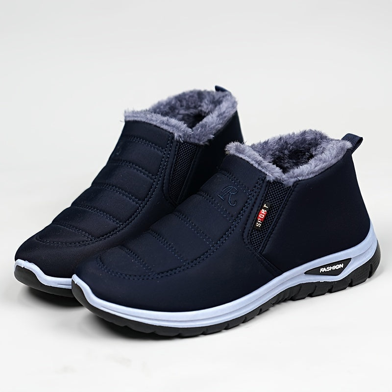 Herren Winterschuhe Elastik Mittelhoher Schnitt Warmfutter