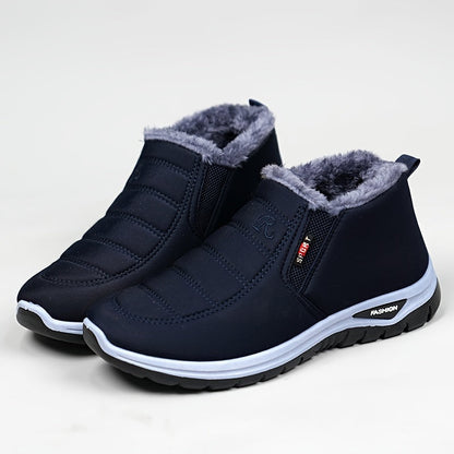 Herren Winterschuhe Elastik Mittelhoher Schnitt Warmfutter