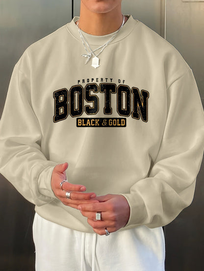Norvielle Herren Pullover Sweatshirt Trendig