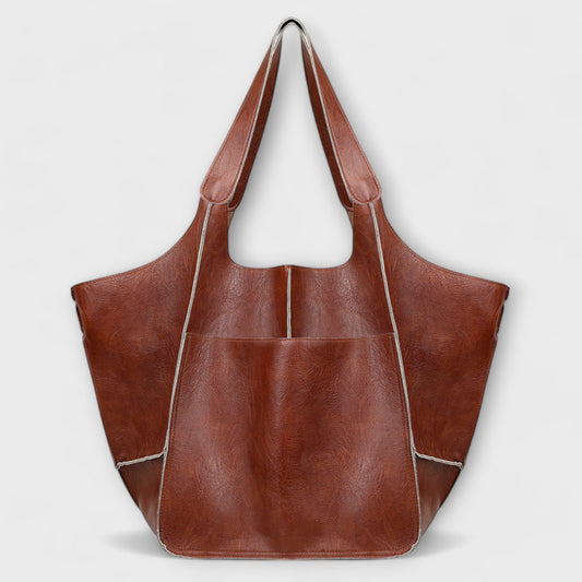 Arwen Damen Reise-Tasche Elegantes Design Leder Schwarz - Norvielle