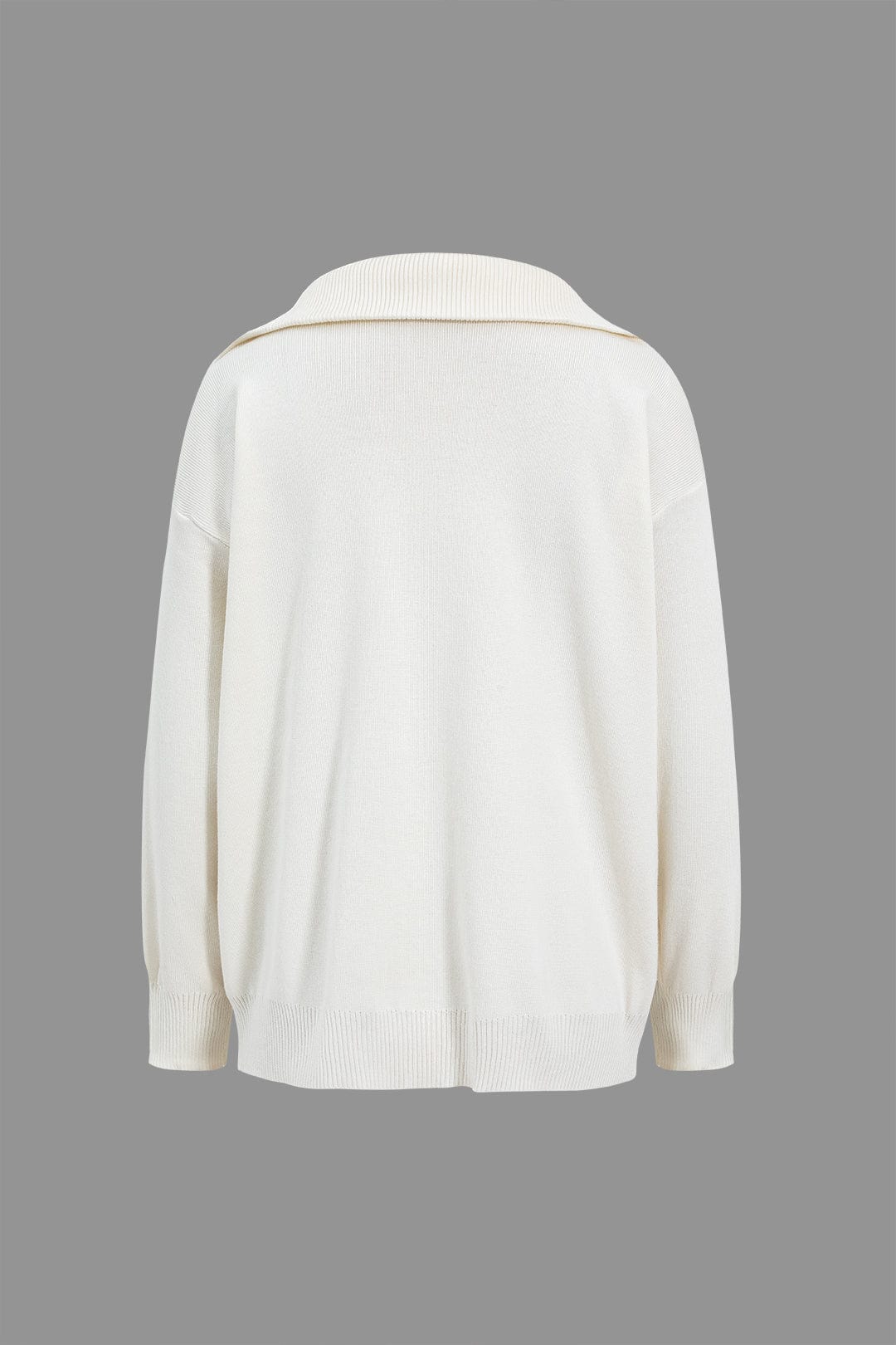 Damen Zweiteiler Oversized Pullover Schlitzrock Set
