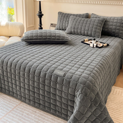Weiche Tagesdecke Quadratisch Moderner Stil