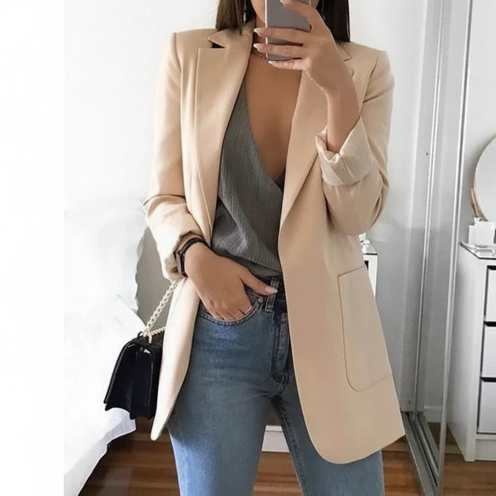 Damen Blazer Büro Elegant