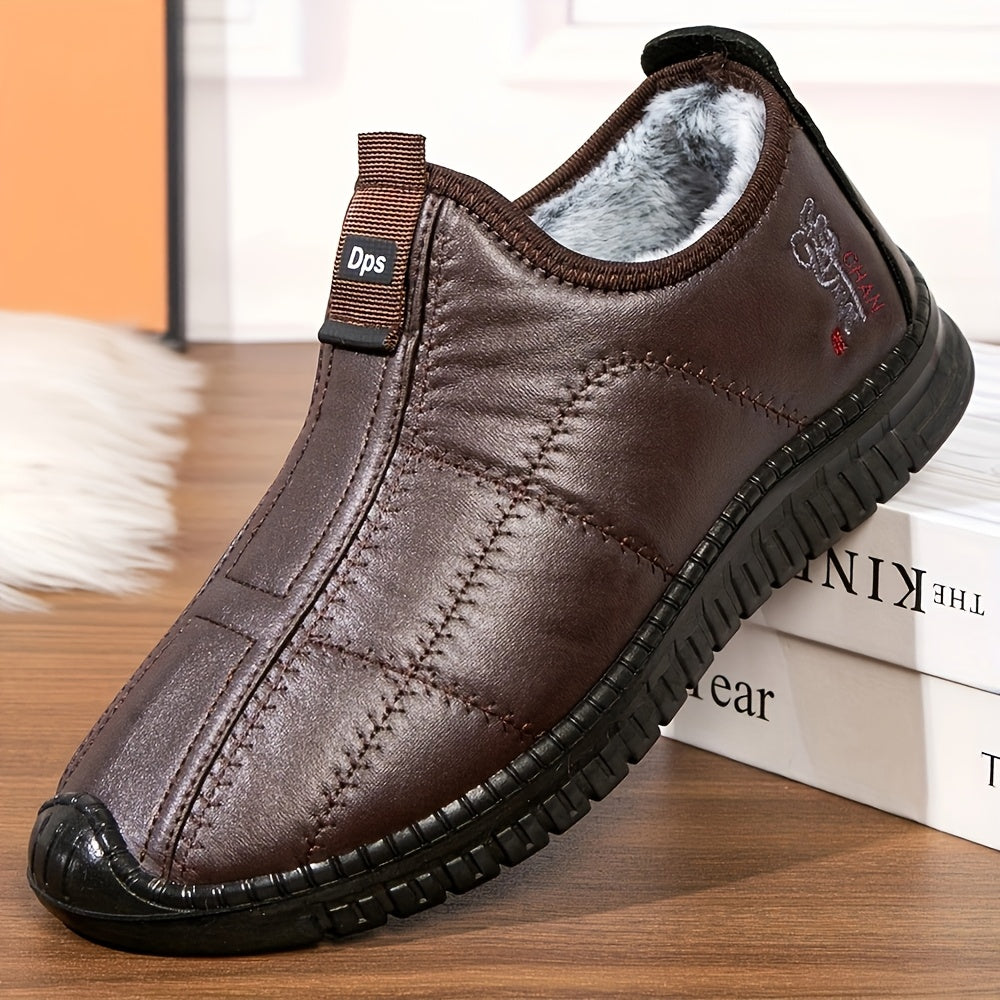 Eldric Herren Winterschuhe Warm Gefüttert