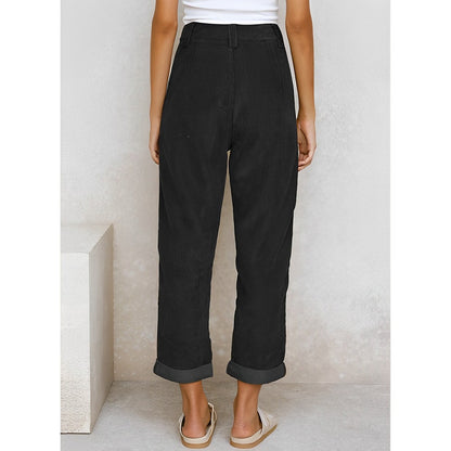 Gerade Cordhose Aus Cord
