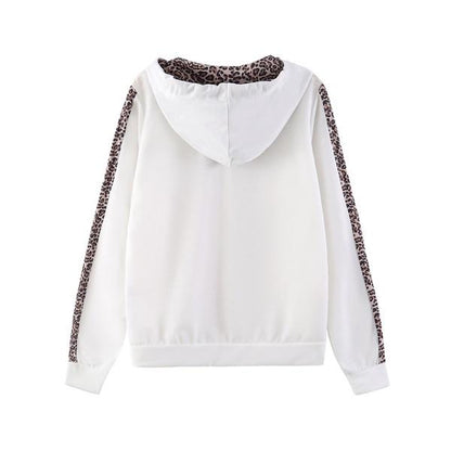 Damen Jogginganzug Leopardenmuster 2-teilig Loungewear