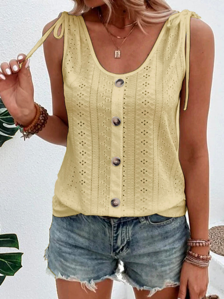 Norvielle Damen Ärmelloses Tanktop Sommer
