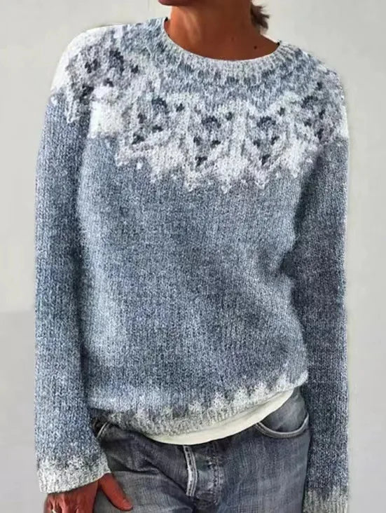 Norvielle Damen Klassischer Pullover