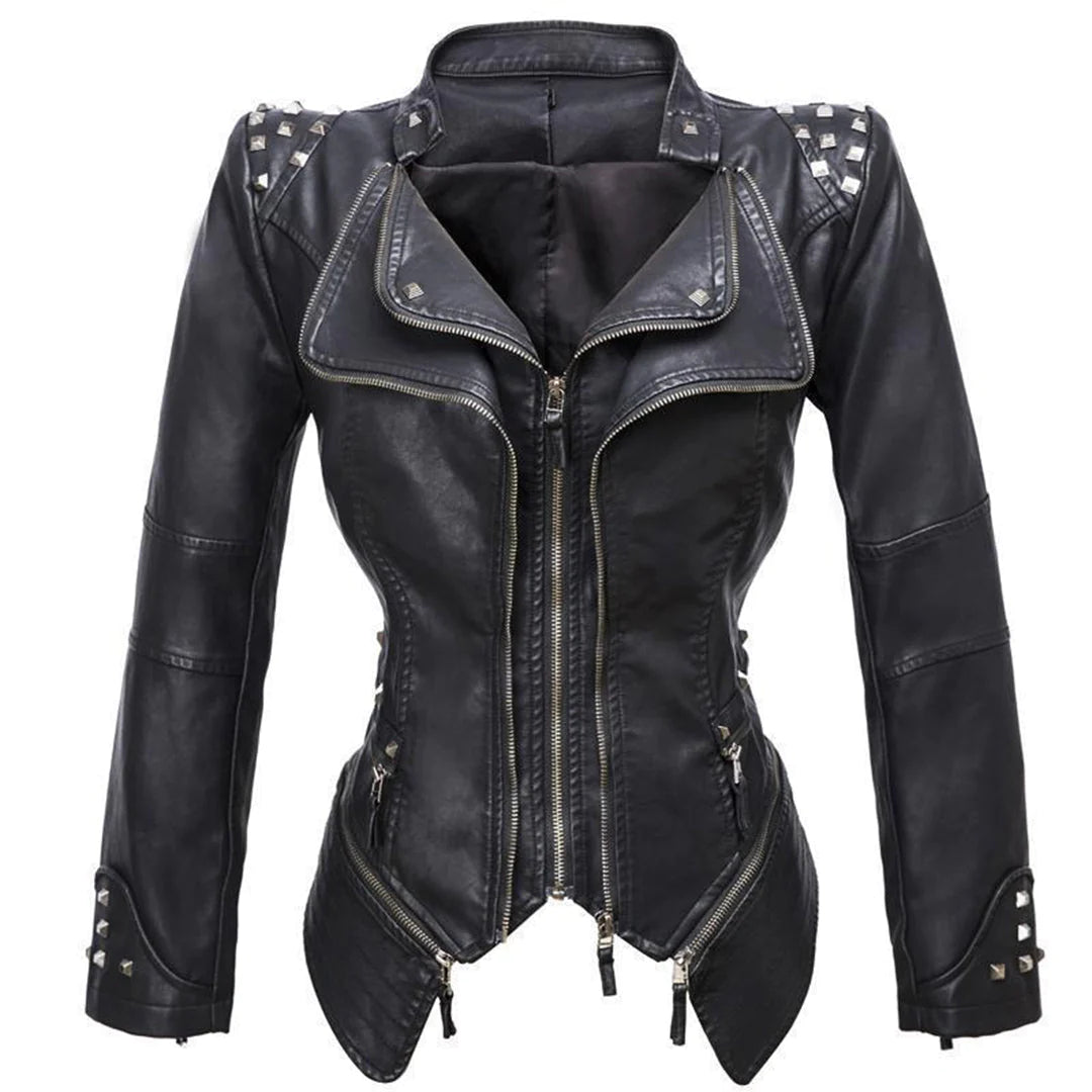 Norvielle Damen Taillierte Jacke Elegantes Design - Norvielle