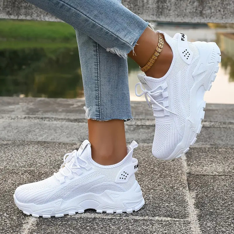 Damen Laufschuhe Atmungsaktives Mesh Leicht