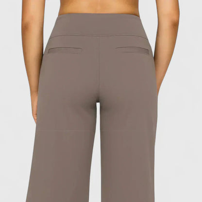Damenweite Hose mit Stretchbund