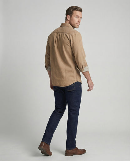 Herren Jeanshemd mit Brusttaschen Baumwolle