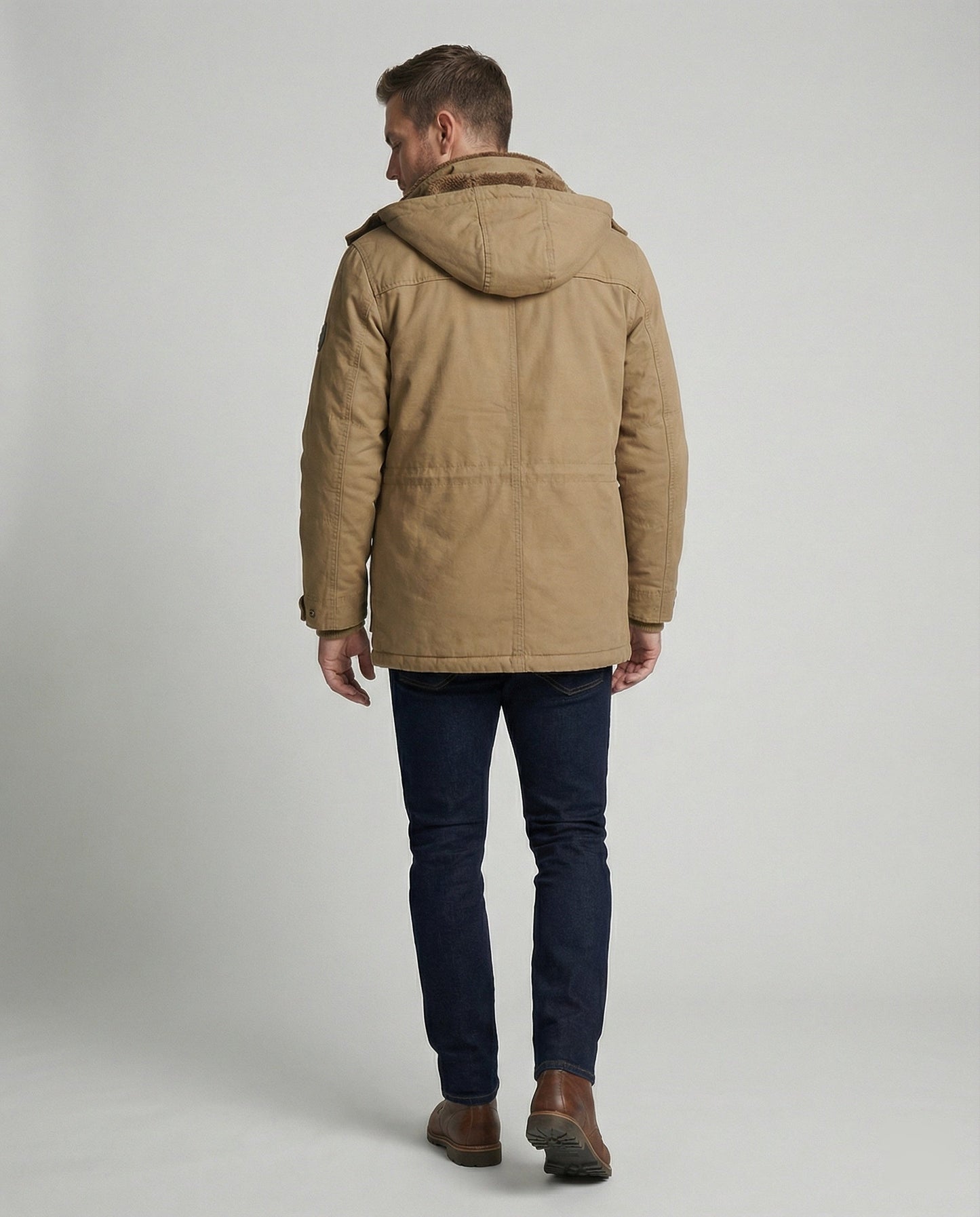 Herren Warme Winterjacke Funktionsmaterial