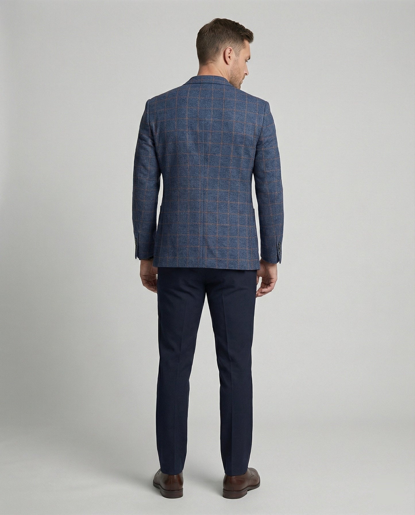 Herren Slim-Fit Karosakko Business