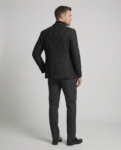 Herren Slimfit Sakko Tweed 2-Knopf