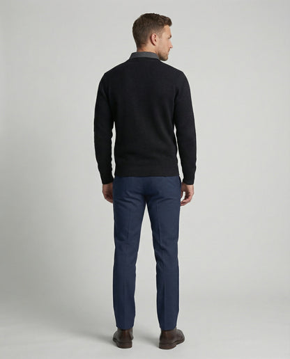 Eleganter Herren Feinstrickpullover