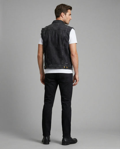 Herren Denimweste