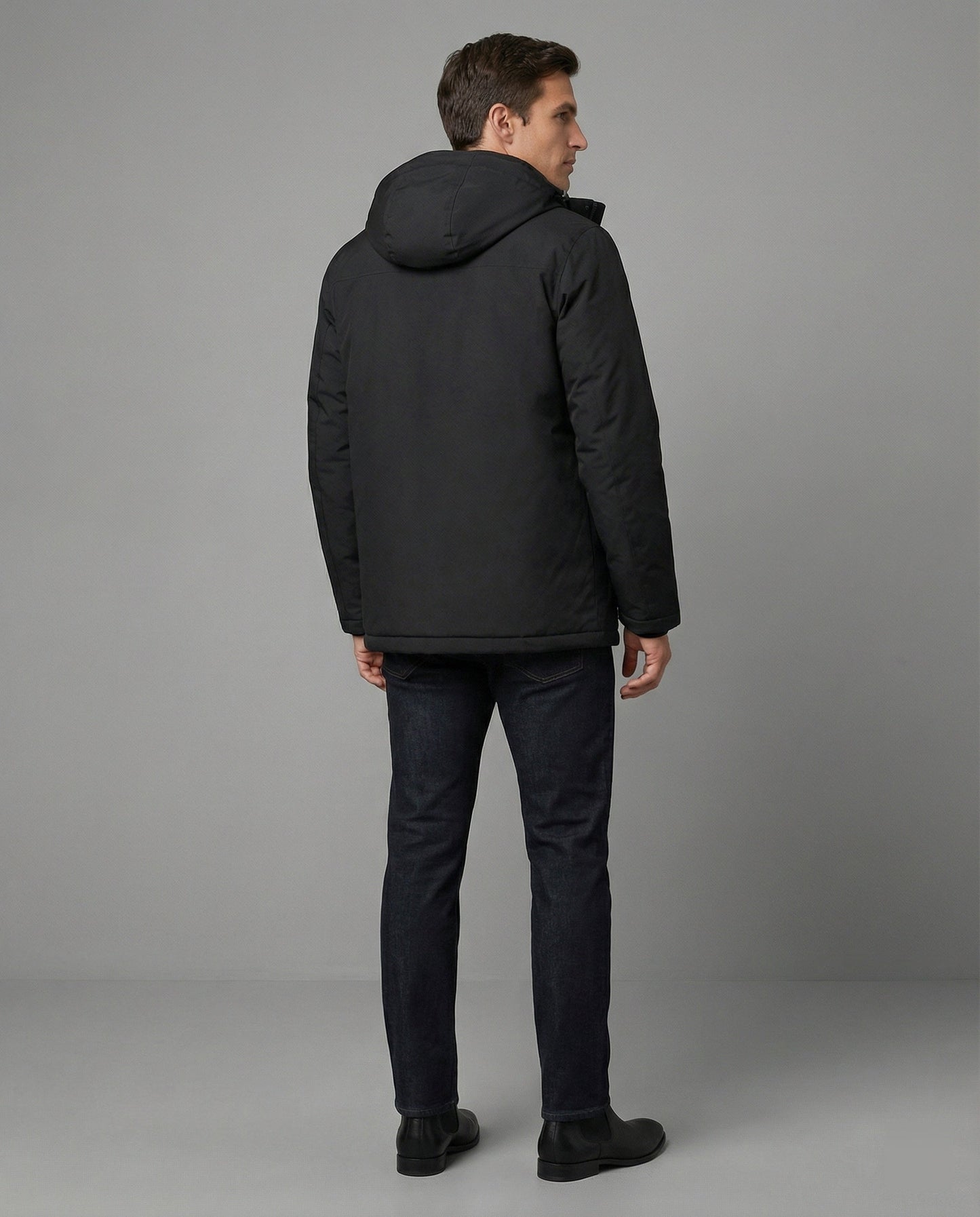 Herren Wintermantel Wollstoff