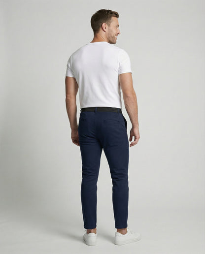 Herren Chino Hose Körpernah Geschnitten Slimfit