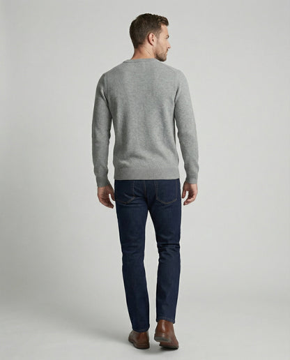 Damen V-Ausschnitt Pullover Baumwoll