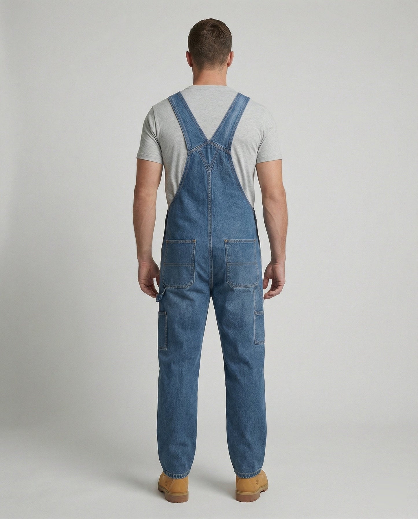 Herren Latzhose Jeans Weit