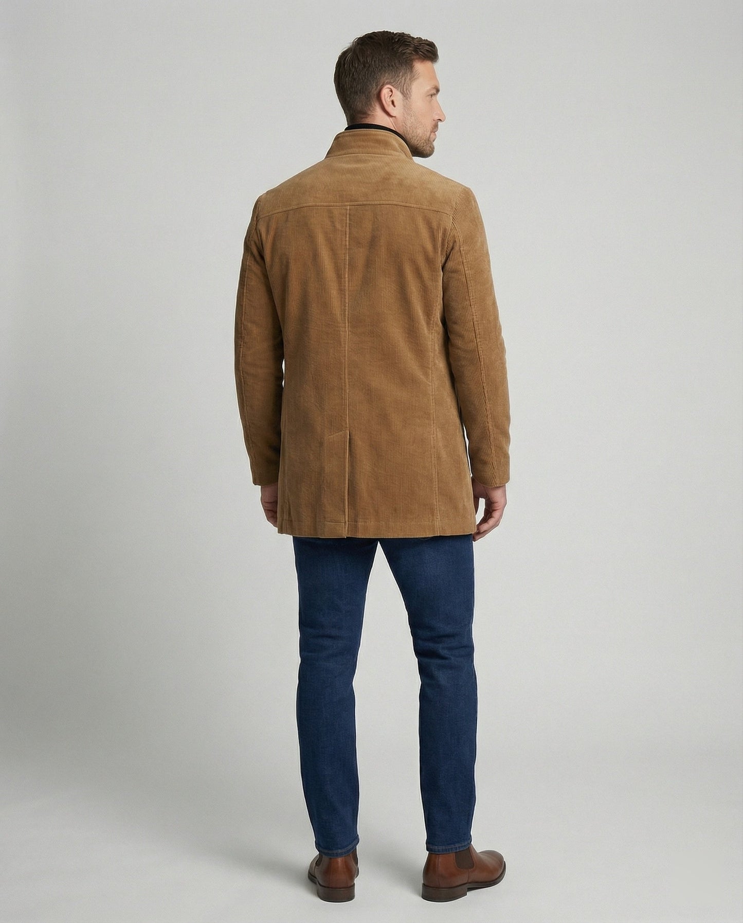 Herren Cordjacke Hochkragen - Norvielle