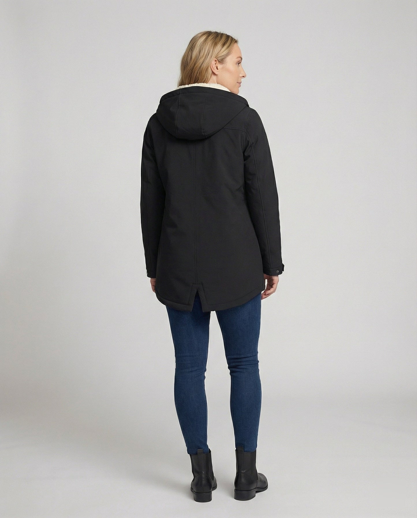 Norvielle Damen Wasserdichte Fleecejacke
