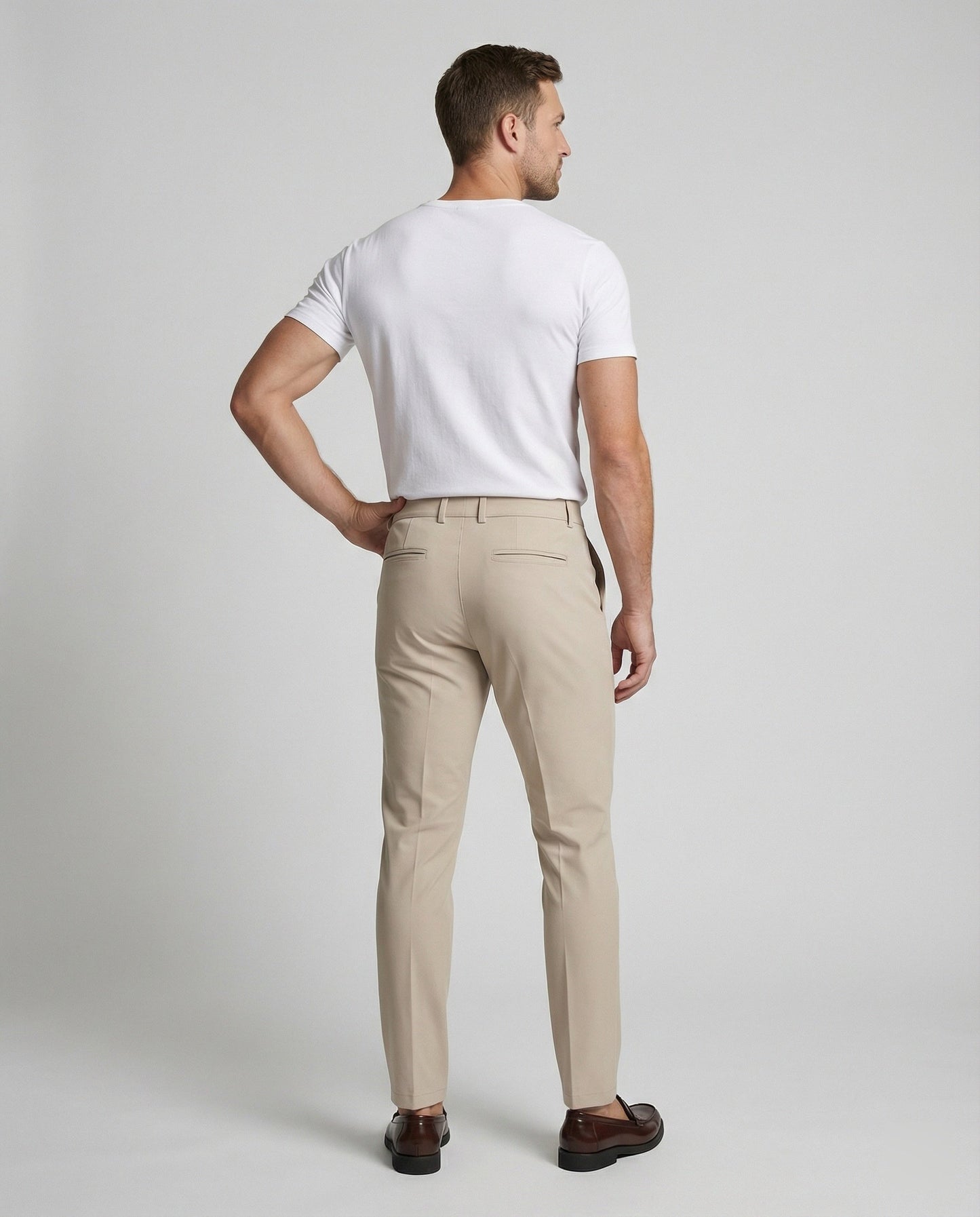 Herren Slim Fit Chino Hose Stretch