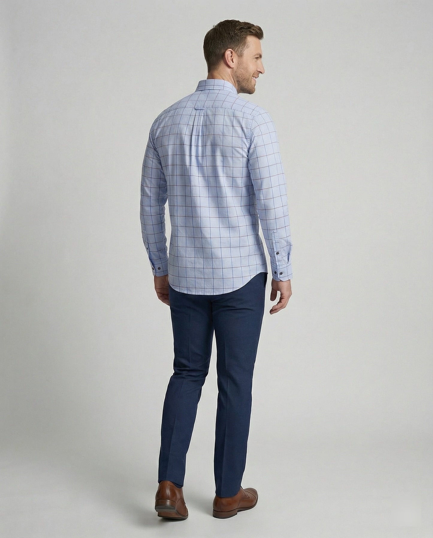 Herren Businesshemd Slim-Kentkragen